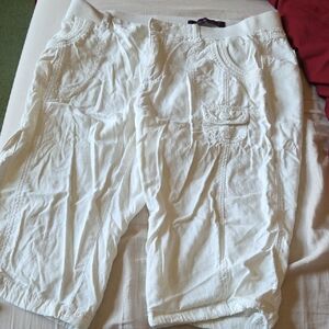 Women's White Shorts